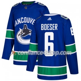 Adidas Maillot de Hockey Vancouver Canucks Brock Boeser 6 2017-2018 Blau Authentic - Homme